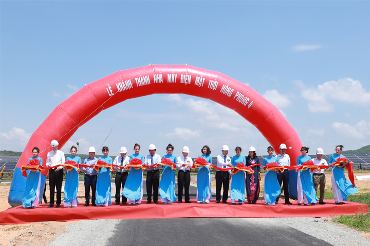 Lễ khánh thành Nhà máy Điện mặt trời Hồng Phong 4 công suất 48 MWp